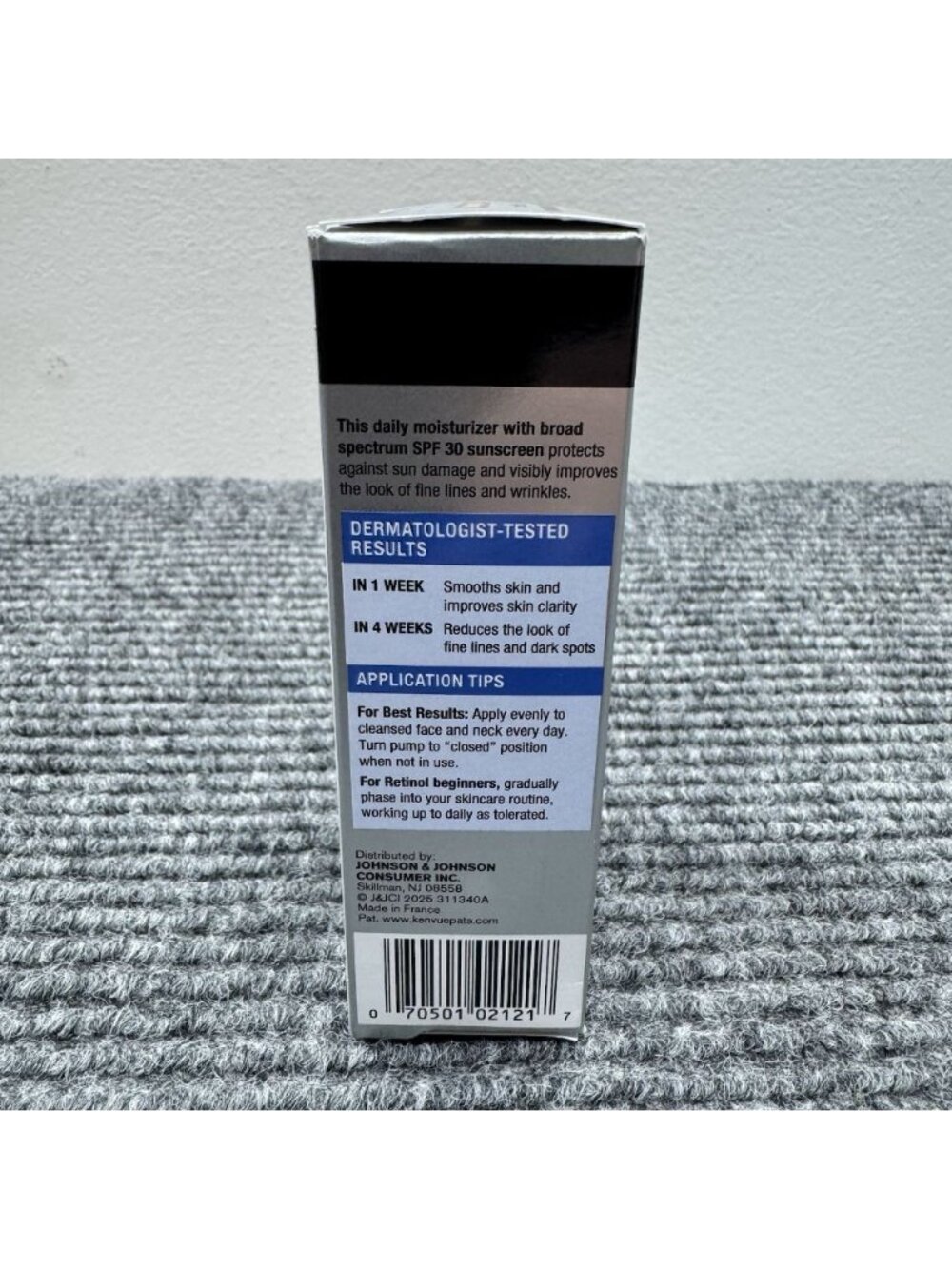 Neutrogena Rapid Wrinkle Repair Retinol Moisturizer Sunscreen SPF 30 Exp 12/27 - Picture 4 of 6